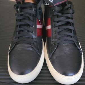 Bally Black and Red Men's Sneakers